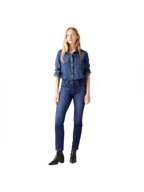 Levi’s 724 High Rise Straight Jeans Sz 29x30 Dark Wash